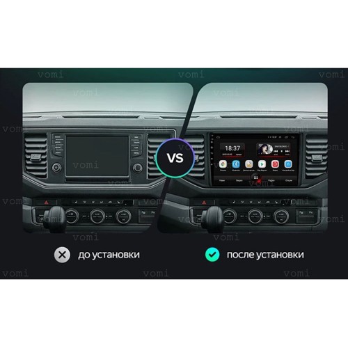 Штатная магнитола Vomi AK480R10-MTK для Volkswagen Crafter 2017-2024 на Android 10.0