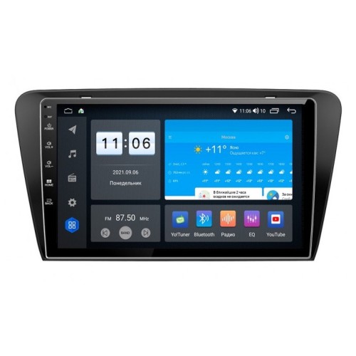 Штатная магнитола Vomi ZX343R10-9863-LTE для Skoda Octavia III (A7) 2013-2018 (без эры глонасс) на Android 10.0