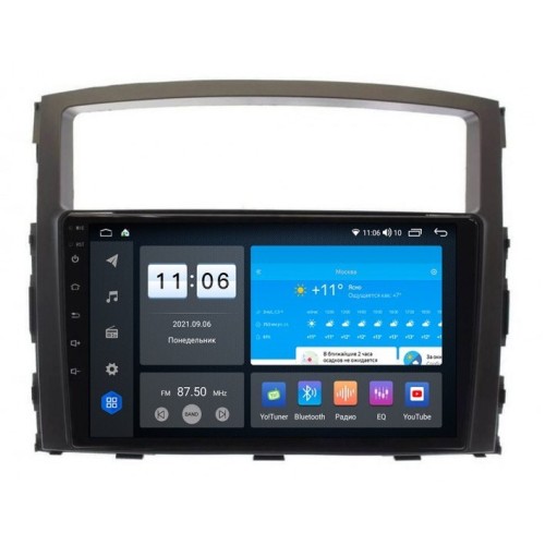 Штатная магнитола Vomi ZX333R9-9863-LTE для Mitsubishi Pajero IV 2006-2019 на Android 10.0