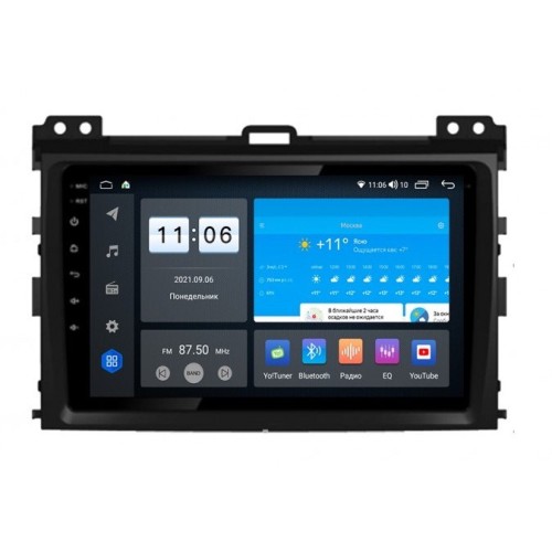 Штатная магнитола Vomi ZX359R9-9863-LTE для Toyota Prado 120 2002-2009 на Android 10.0