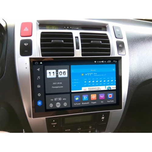 Штатная магнитола Vomi ZX431R10-9863-LTE для Hyundai Tucson I 2004-2010 на Android 10.0