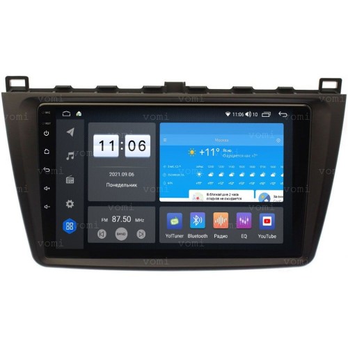 Штатная магнитола Vomi ZX527R9-9863-LTE для Mazda 6 (GH) 2007-2012 на Android 10.0