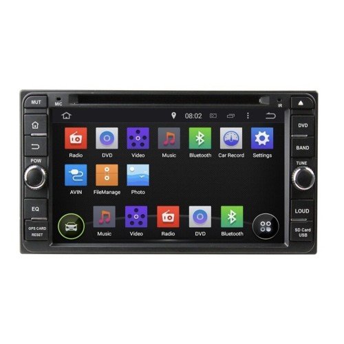 Штатная магнитола CarMedia MKD-6952-P6 для Toyota (200х100мм) универсальная на Android 10.0