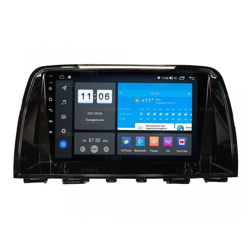 Штатная магнитола Vomi ZX543R9-9863-LTE для Mazda 6 2007-2012 на Android 10.0