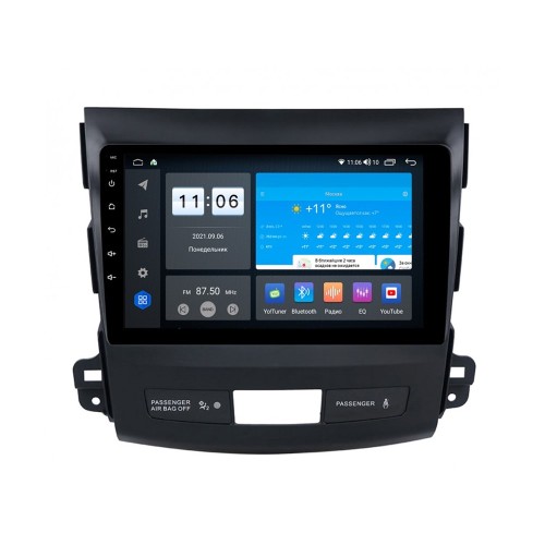 Штатная магнитола Vomi ZX385R9-7862-LTE для Mitsubishi Outlander II (XL) 2006-2012 на Android 10.0