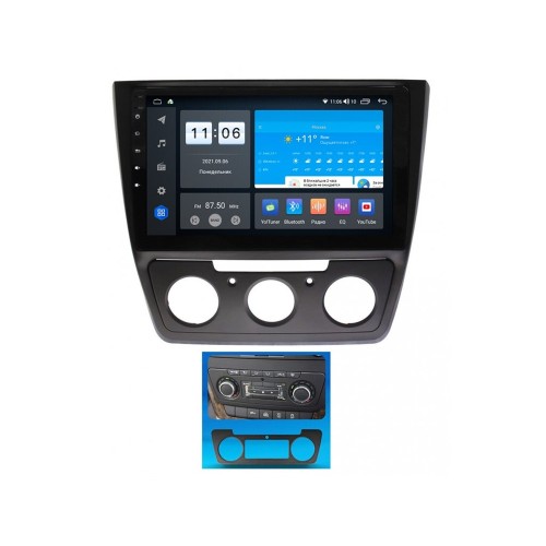 Штатная магнитола Vomi ZX344R10-7862-LTE для Skoda Yeti I 2009-2018 на Android 10.0
