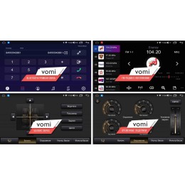 Штатная магнитола Vomi ZX539R9-7862-LTE для Hummer H2 2002-2007 круглые воздуховоды на Android 10.0