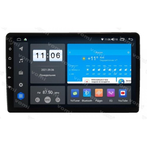 Штатная магнитола Vomi ZX561R9-7862-LTE для Mitsubishi L200 2019+ парящий экран на Android 10.0