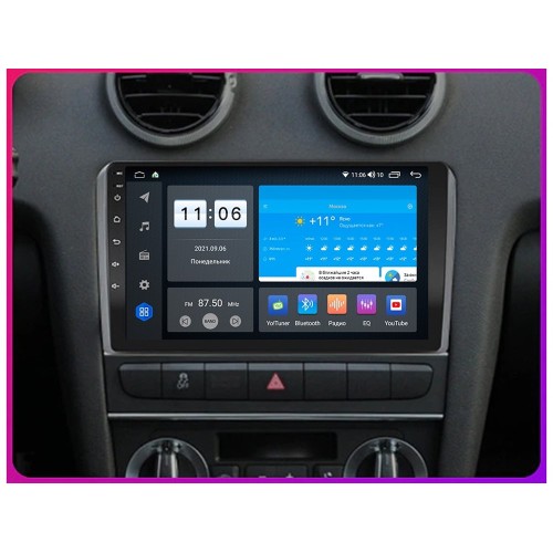 Штатная магнитола Vomi ZX445R9-7862-LTE-4-64 для Audi A3 II (8P) 2007-2013 на Android 10.0