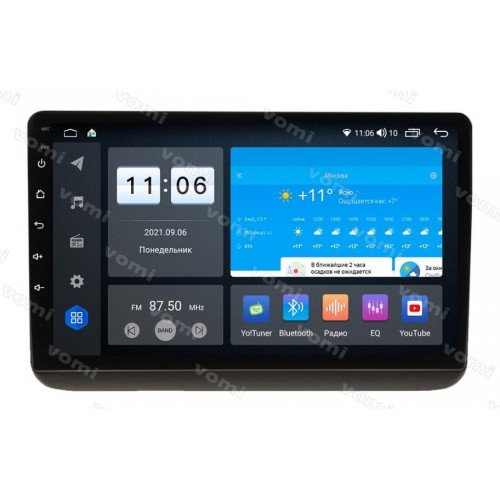 Штатная магнитола Vomi ZX563R9-7862-LTE-4-64 для Jeep Grand Cherokee IV (WK2) 2013-2022 на Android 10.0
