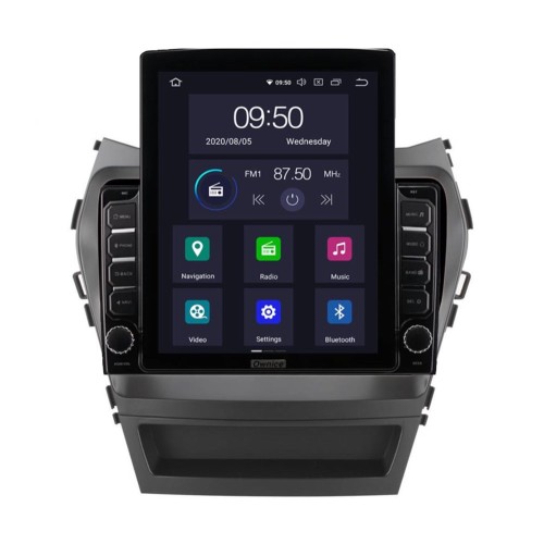 Штатная магнитола CarMedia OL-9703-HL для Hyundai Santa Fe III 2012-2019 на Android 10.0