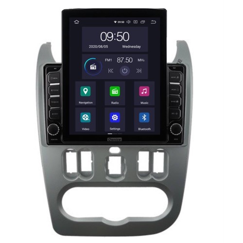 Штатная магнитола CarMedia SF-9944-HL для Renault Logan, Sandero 2009-2013 на Android 10.0