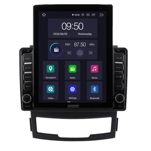 Штатная магнитола CarMedia OL-9762-HL для SsangYong Actyon II 2010-2013 на Android 10.0