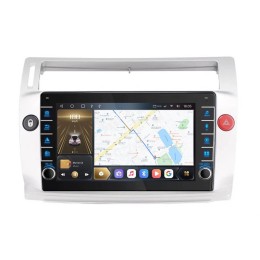 CarMedia OL-9932-N (с кнопками) для CITROEN C4 2004-2011 серебро на Android 10.0