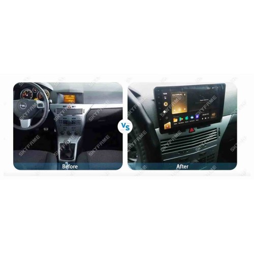 Штатная магнитола CarMedia SF-9304-P для Opel ASTRA H 2004-2015 на Android 10.0
