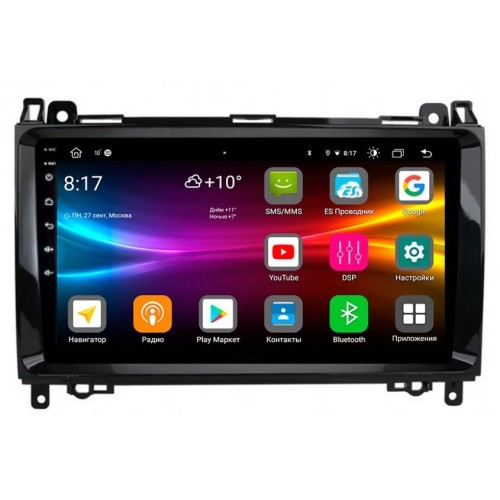 Штатная магнитола Vomi FX398R9-MTK-LTE для Mercedes A-klasse (W169) 2004-2012, B-klasse (W245) 2005-2011, Vito ll (W639) 2006-2014, Vito III (W447) 2014-2020, Viano ll (W639) 2006-2014 на Android 10.0