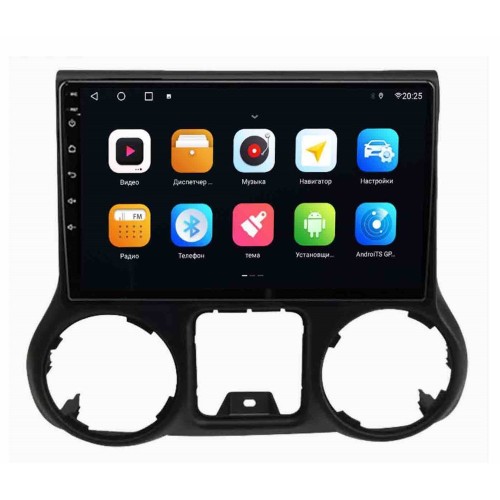 Штатная магнитола Parafar для Jeep Wrangler III (JK) 2007-2017 на Android 10.0 (PF099AHD)