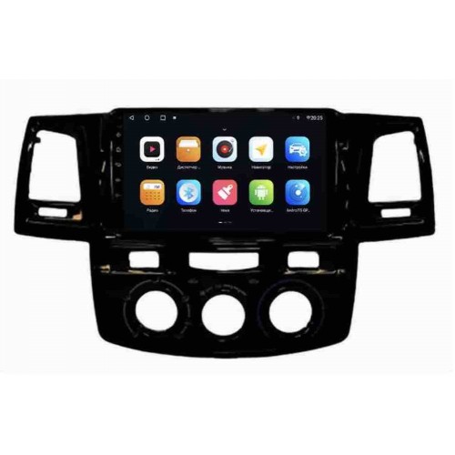Штатная магнитола Parafar для Toyota Hilux VII, Fortuner I 2011-2015 на Android 10.0 (PF062AHD-Low)