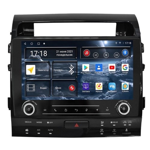 Штатная магнитола Redpower K71203 для Toyota Land Cruiser 200 2010-2012 с климат-контролем на магнитоле на Android 10.0