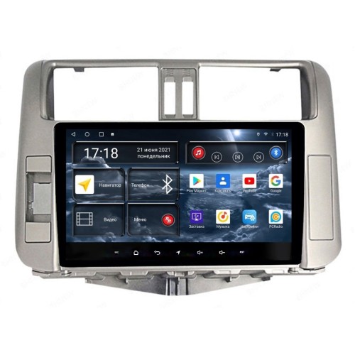 Штатная магнитола Redpower 71065S для Toyota Land Cruiser Prado 150 2009-2013 на Android 10.0 cеребро