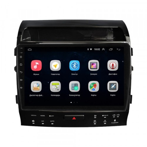 Штатная магнитола Parafar для Toyota Land Cruiser 200 2007-2015 на Android 10.0 (PF381High-2Lite)