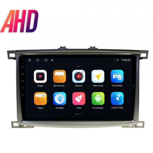 Штатная магнитола Parafar для Toyota LC100 2002-2007 на Android 10.0 (PF450AHD-Low)