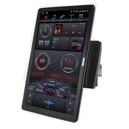 Штатная магнитола CarMedia OL-9762-RLX TESLA (вертикально-поворотный экран) для SsangYong Actyon, Korando 2010-2013 на Android 10.0