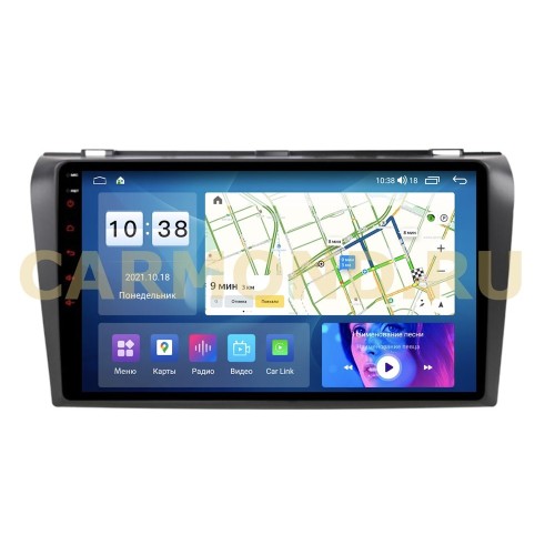 Автомагнитола Roximo 6/128 ГБ RI-2413 для Mazda 3 (BK) 2003-2009 на Android 11.0