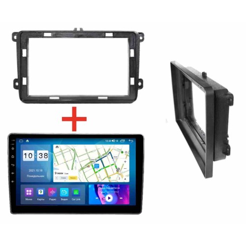 Автомагнитола Roximo 6/128 ГБ RI-3701 для Volkswagen Универсальная 10inch на Android 11.0