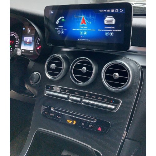 Штатная магнитола 8/128 ГБ RDL-7705 для Mercedes-Benz C-класс (W205), GLC (X253) 2014-2018 NTG 5.0/5.1 на Android 13.0