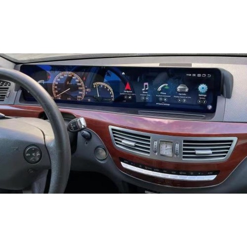 Штатная магнитола 6/128 ГБ RDL-7121 для Mercedes-Benz S-класс (W221) 2005-2013 + приборная панель на Android 11.0