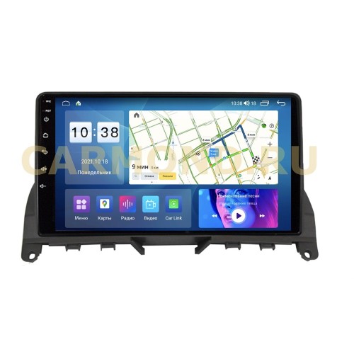 Автомагнитола Parafar для Mercedes C-class W204 2006-2011 на Android 11.0 (PF222UHD)