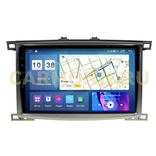 Автомагнитола Parafar для Toyota LC100 2002-2007 на Android 11.0 (PF450UHD)