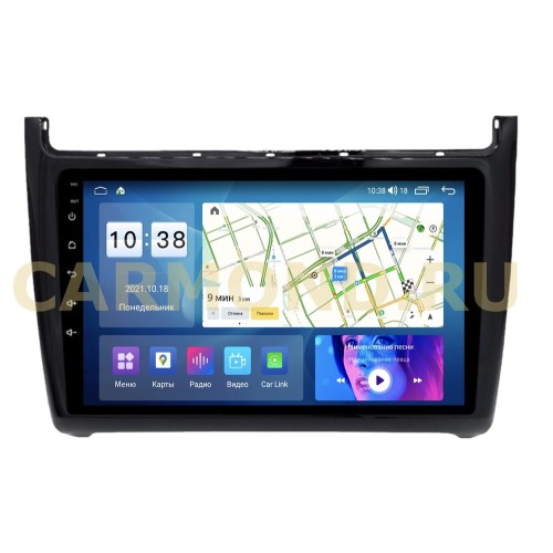 Автомагнитола Parafar для Volkswagen Polo 5 2009-2019 на Android 11.0 (PF968UHD-Low)