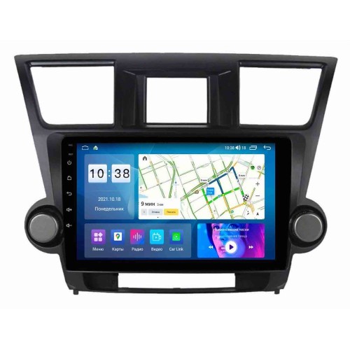 Штатная магнитола Roximo RI-1122 (С DSP И 4G-SIM) 8/128 ГБ для Toyota Highlander (U40) 2007-2013 на Android 11.0