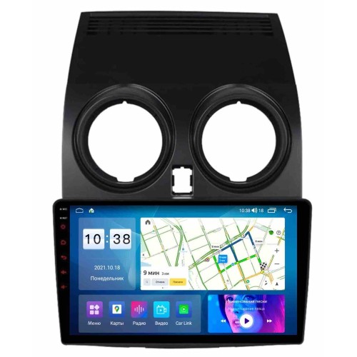 Штатная магнитола Roximo RI-1209 (с DSP и 4G-SIM) 8/128 ГБ для Nissan Qashqai I 2007-2013 на Android 11.0