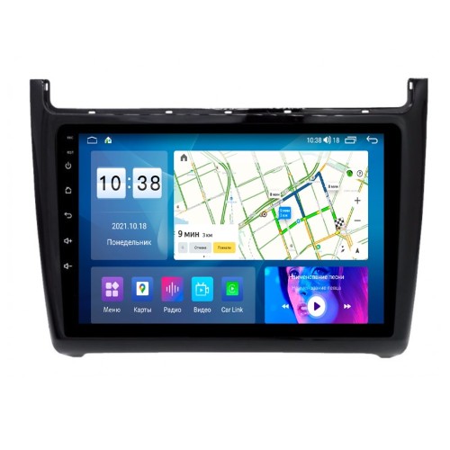 Штатная магнитола Roximo RI-3707 (С DSP И 4G-SIM) 8/128 ГБ для Volkswagen Polo 5 2009-2019 на Android 11.0
