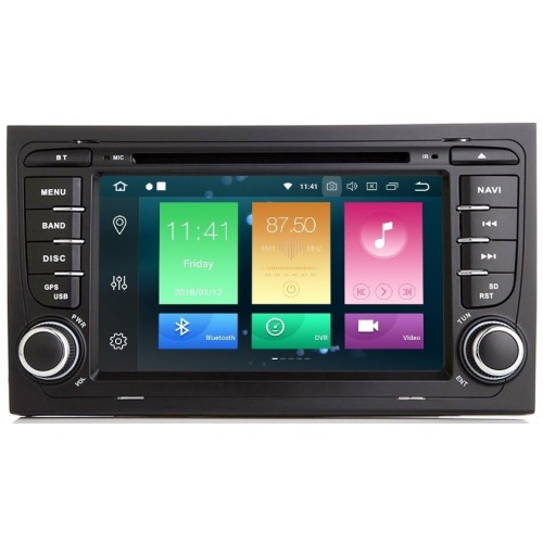 Штатная магнитола CarMedia MKD-7074-P6 для AUDI A4 2000-2008 (B6,B7) на Android 10.0