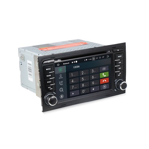 Штатная магнитола CarMedia MKD-7074-P6 для AUDI A4 2000-2008 (B6,B7) на Android 10.0