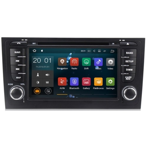 Штатная магнитола CarMedia MKD-7091-P6 для Audi A6 II (C5) 1998-2004 на Android 10.0