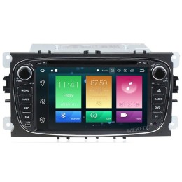 CarMedia MKD-7028B-P6 для Ford Focus II, Mondeo, S-MAX, Galaxy черный на Android 10.0