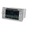 Штатная магнитола CarMedia MKD-7031B-P6 для Ford Focus 2 2005-2007, Transit 2006-2015, C-Max 2003-2010, Fusion 2005-2012 (230х120мм) cеребро на Android 10.0