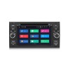 Штатная магнитола CarMedia MKD-7031S-P6 для Ford Focus 2 2005-2007, Transit 2006-2015, C-Max 2003-2010, Fusion 2005-2012 (230х120мм) черный на Android 10.0