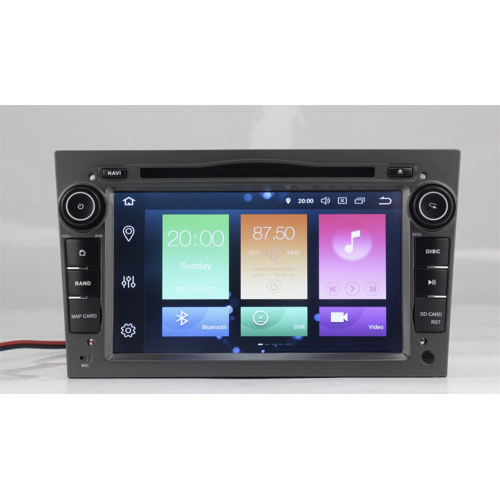 Штатная магнитола CarMedia MKD-7408g-P6 для Opel Astra, Vectra, Corsa, Zafira 2004-2017 на Android 10.0 темно-серый