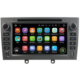 CarMedia MKD-7047G-P6 для Peugeot 408 2012+, 308 2008-2014, RCZ 2010-2015 серый на Android 10.0