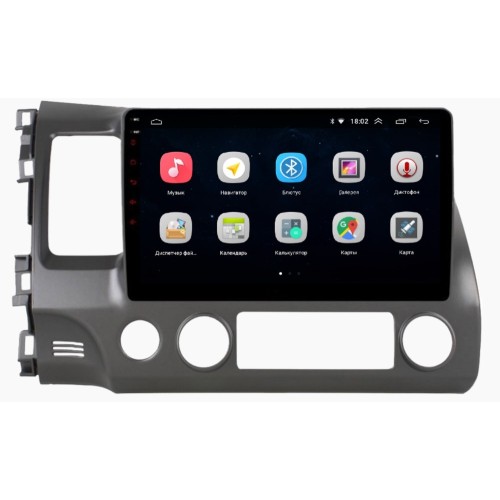 Штатная магнитола Parafar для Honda Civic 2006-2011на Android 10.0 (PF044Lite-Low)
