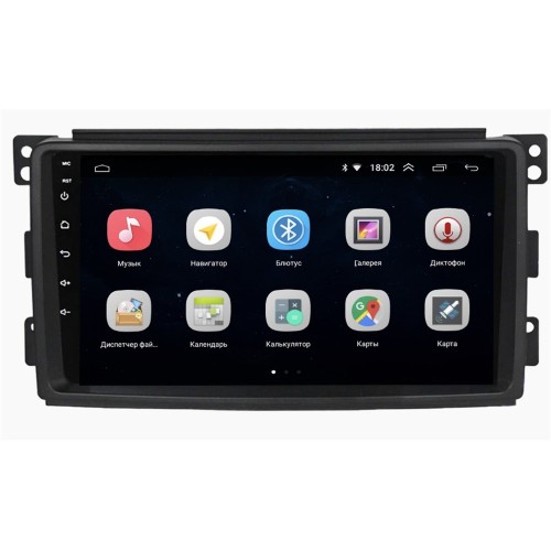 Штатная магнитола Parafar для Mercedes-Benz Smart 2005-2010 на Android 9.0 (PF207Lite)
