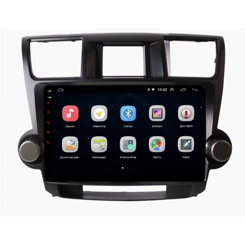 Штатная магнитола Parafar для Toyota Highlander 2007-2012 на Android 10.0 (PF035Lite)