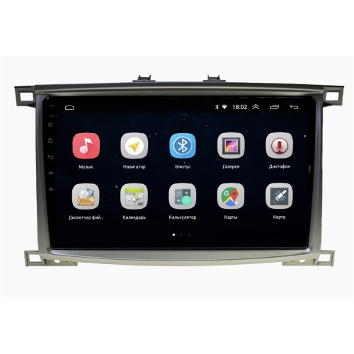 Штатная магнитола Parafar для Toyota LC100 2002-2007 на Android 10.0 (PF450Lite)