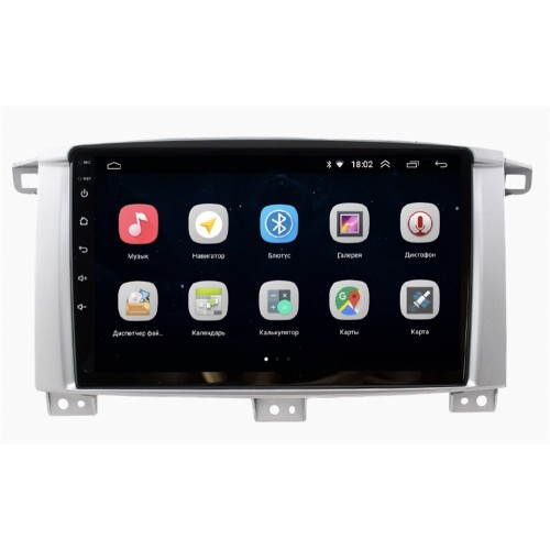 Штатная магнитола Parafar для Toyota LC105 (1998-2007) на Android 10.0 (PF451Lite-Low)